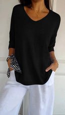 Compre 1 e Leve 3 Blusas em Malha Leve – Decote V
