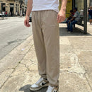 [Leve 3, Pague Só 2!] Calça Keldor Masculina em Tecido Ice Silk e Elastano de Alta Fluidez com Cós Elástico Ajustável